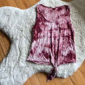 Heart n Hips Crop/tie dye cropped top